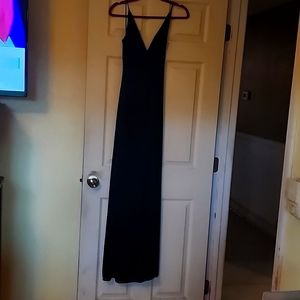 Long black dress